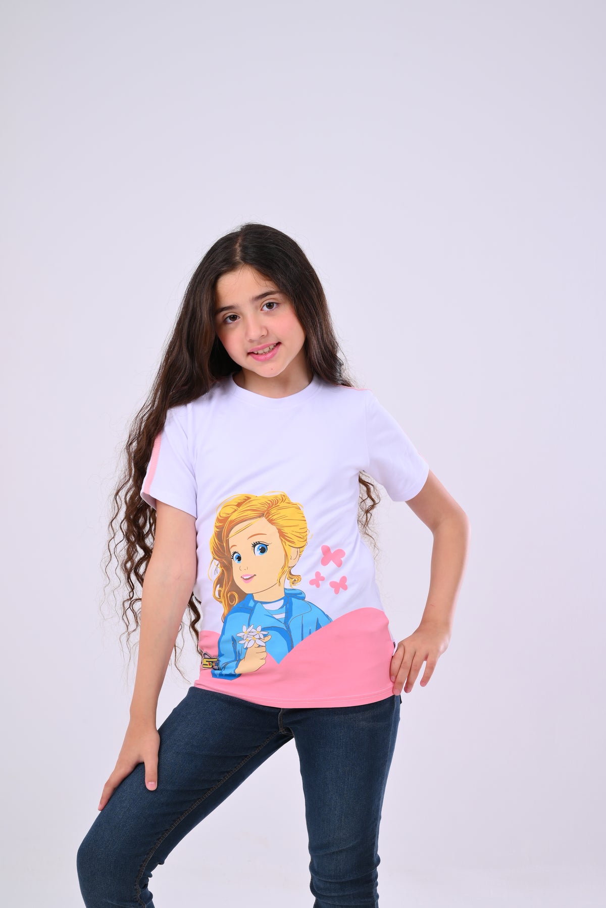 تيشيرت الأميرة - أبيض